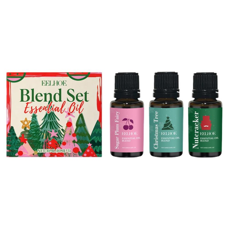 This botanical Christmas Magic Holiday Essential Oil Set (3 pieces) features three exclusive holiday fragrances to bring festive joy and refreshment to every room. SKU00004395 10ml3pcs